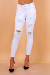 Женские джинсы Estee Brown, белого цвета цена и информация | Джинсы | 220.lv