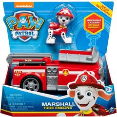 Paw Patrol MARSHALL Fire Engine - auto ar Marshall kolekcionējamu figūriņu cena un informācija | Rotaļlietas zēniem | 220.lv