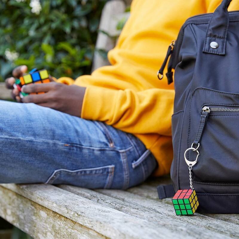 Rubika kubs Rubik's Cube 3x3 Original Rubiks Classic + atslēgu piekariņš cube keychain cena un informācija | Attīstošās rotaļlietas | 220.lv