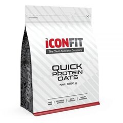 Iconfit Quick Protein Oats, 1 kg cena un informācija | Funkcionālā pārtika (superēdiens) | 220.lv