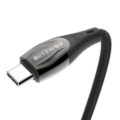 Кабель USB-C на USB-C BlitzWolf BW-FC1, 96 Вт, 5 А, 1.8 м (черный) цена и информация | Кабели для телефонов | 220.lv