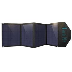 Choetech large foldable solar charger 80W solar photovoltaic USB Type C (Power Delivery) / 2x USB (Quick Charge / 2,4A) (158 x 41 cm) black (SC007) цена и информация | Зарядные устройства Power bank | 220.lv