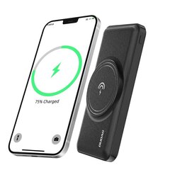 Dudao power bank 10000mAh 22.5W Power Delivery Quick Charge 2x USB / 1x USB Type C 15W Qi wireless charger for iPhone compatible with MagSafe black (K14Pro-black) цена и информация | Зарядные устройства Power bank | 220.lv