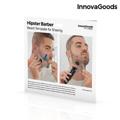Шаблон для бритья бороды и щетины hipster barber innovagoods цена и информация | Косметика и средства для бритья | 220.lv
