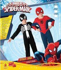 Костюм Человека-паука 2в1, для ребенка 5-6 лет цена и информация | Карнавальные костюмы, парики и маски | 220.lv