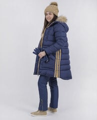 Синие вязаные перчатки для девочек Gulliver цена и информация | Зимняя одежда для детей | 220.lv