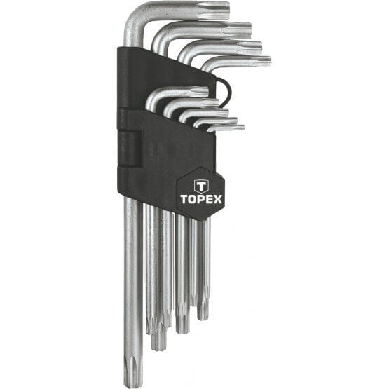 Torx atslēgu komplekts T10-T50, 9 gab., garas цена и информация | Rokas instrumenti | 220.lv