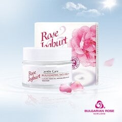 Омолаживающий крем для лица Rose Joghurt  с натуральным розовым маслом и экстрактом йогурта, 50 мл цена и информация | Наносите на чистую кожу лица. Подержите около 10-15 минут и смойте водой. | 220.lv