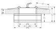 Candellux iebūvējams gaismeklis SA-05 cena un informācija | Iebūvējamās lampas, LED paneļi | 220.lv