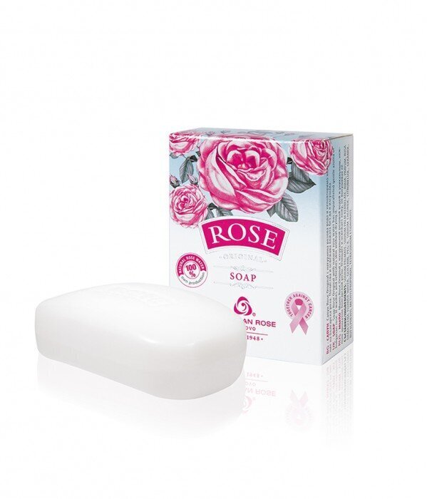 Krēmveida ziepes Rose Original ar 100% dabīgo rožu eļļu & rožūdeni, 100 g cena un informācija | Ziepes | 220.lv