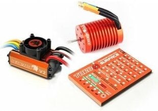 SkyRC RC Leopard komplekts 1/10 + ESC 60A kontrolieris + 10.0T motors + programmēšanas karte cena un informācija | Elektrības slēdži, rozetes | 220.lv