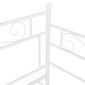 Izvelkamais dīvāna-guļamās gultas rāmis, 90x200 cm, balts цена и информация | Gultas | 220.lv