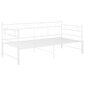 Izvelkamais dīvāna-guļamās gultas rāmis, 90x200 cm, balts цена и информация | Gultas | 220.lv