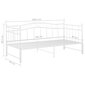 Izvelkams dīvāna-guļamās gultas rāmis, 90x200 cm, balts cena un informācija | Gultas | 220.lv