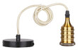 Candellux gaismekļa pamatne ar vadu un ligzdu spuldzei E27 RL-LPP060A cena un informācija | Piekaramās lampas | 220.lv
