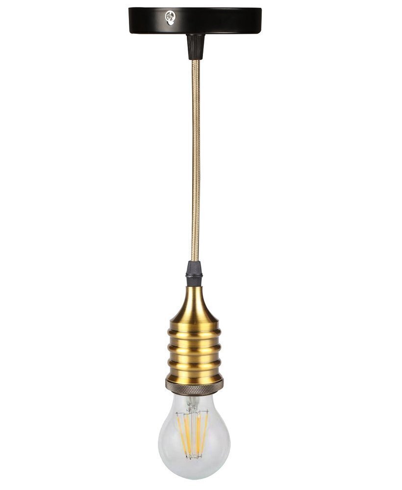 Candellux gaismekļa pamatne ar vadu un ligzdu spuldzei E27 RL-LPP060A cena un informācija | Piekaramās lampas | 220.lv