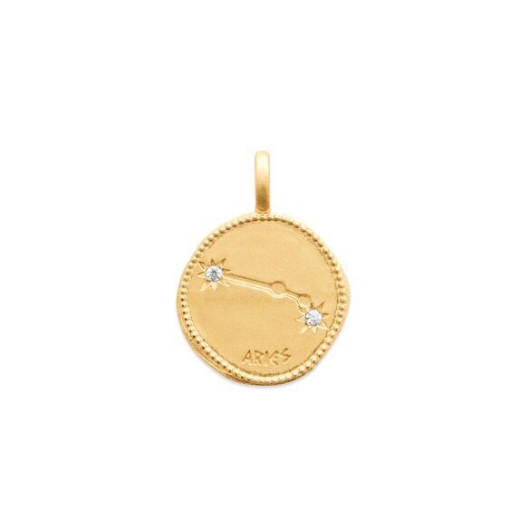 Kulons ar zelta pārklājumu 750°, auns, ražots Francijā цена и информация | Kaklarotas | 220.lv
