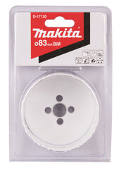 HSS BI-METALL caurumzāģis Makita D-17120 83mm цена и информация | Механические инструменты | 220.lv