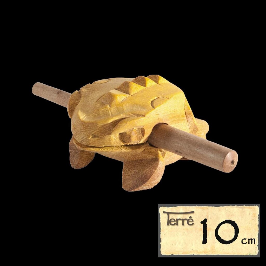 Vardes skaņas instruments Terre Sound Frog 10cm цена и информация | Perkusijas | 220.lv