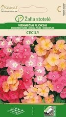 Однолетний флокс Однолетние Cecily цена и информация | Семена цветов | 220.lv