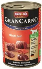 Konservi suņiem GRANCARNO adult ar liellopa gaļu 0,4 kg cena un informācija | Konservi suņiem | 220.lv