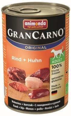 Konservi suņiem GranCarno adult ar liellopu un vistas gaļu 0.4 kg цена и информация | Konservi suņiem | 220.lv