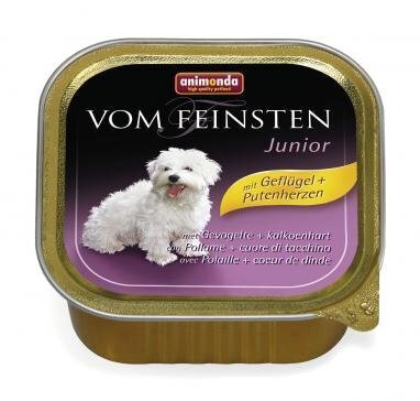 Animonda vom Feinsten Dog Junior Mājputnu un tītara sirdis 150g цена и информация | Konservi suņiem | 220.lv