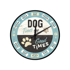 Настенные часы Dog Times are Good Times цена и информация | Часы | 220.lv