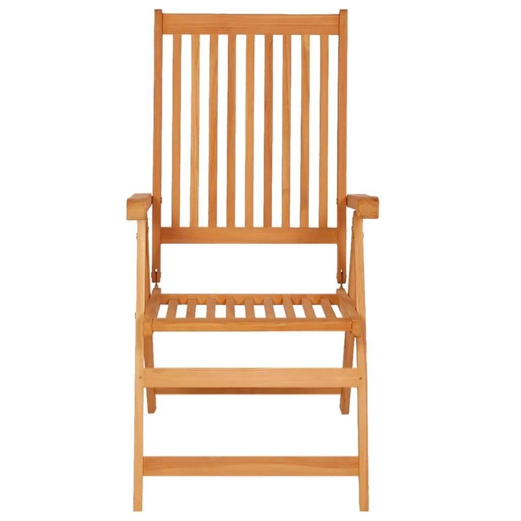 Dārza krēsli ar krēmkrāsas spilveniem, 2 gab. cena un informācija | Dārza krēsli | 220.lv