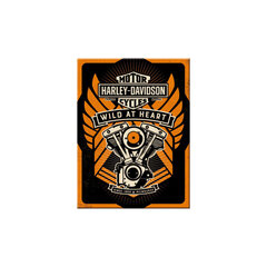 Magnēts 6x8 cm / Harley-Davidson Wild at Heart cena un informācija | Kancelejas preces | 220.lv