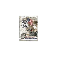 Магнит Route 66 National Old Trails Road, 6x8 см цена и информация | Канцелярия | 220.lv