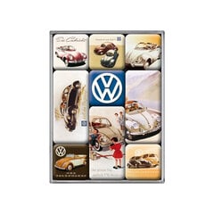 Серия магнитов VW beetle, 9 шт. цена и информация | Канцелярия | 220.lv