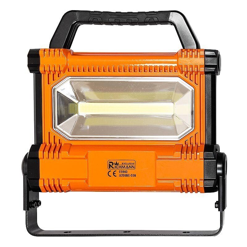 Akumulatora lukturis ar halogēnu lampu, cob-led 30 цена и информация | Lukturi | 220.lv