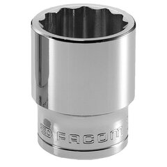 Facom S.21 Bi-Hex ligzda, 1/2 collu kvadrātveida piedziņa, 21 mm cena un informācija | Rokas instrumenti | 220.lv