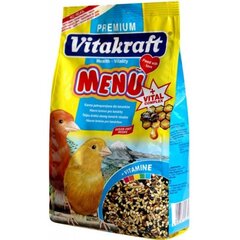 Vitakraft Menu Vital Honey корм для канареек, 500 g цена и информация | Корм для птиц | 220.lv
