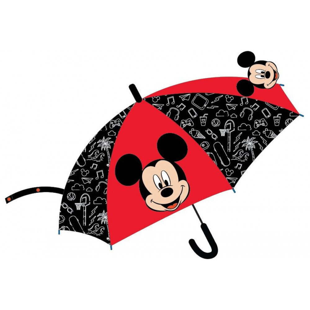 Bērnu lietussargs DisneyMickey, 68 cm cena un informācija | Bērnu aksesuāri | 220.lv