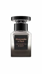 Туалетная вода для мужчины Abercrombie & Fitch Authentic Night EDT Man, 30 мл цена и информация | Мужские духи | 220.lv