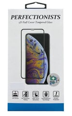 LCD aizsargstikls 5D Perfectionists Apple iPhone 13/5.4" liektss melns cena un informācija | Ekrāna aizsargstikli | 220.lv