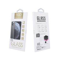 LCD aizsargstikls 10D Full Glue Xiaomi Mi 11 Lite 5G melns cena un informācija | Ekrāna aizsargstikli | 220.lv