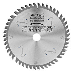 T.C.T. Zāģripa SPECIALIZED 165X2.4X20mm 5° T48 Makita B-10344 cena un informācija | Rokas instrumenti | 220.lv