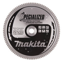Пильный специализированный диск Makita B-23123 TCT, 305х1.95х25.4 мм, -3° T100  цена и информация | Механические инструменты | 220.lv
