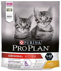 Purina Pro Plan Original Kitten Chicken 400g цена и информация | Сухой корм для кошек | 220.lv