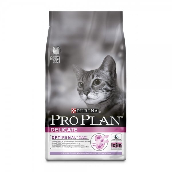 Kaķu barība Pro Plan Delicate, tītars, 1,5 kg цена и информация | Sausā barība kaķiem | 220.lv