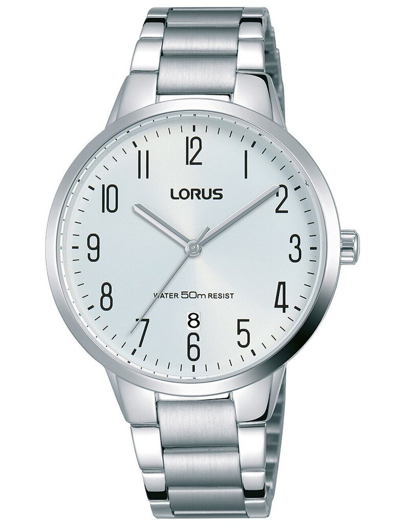 Lorus vīriešu rokas pulkstenis, sudraba krāsā cena un informācija | Vīriešu pulksteņi | 220.lv