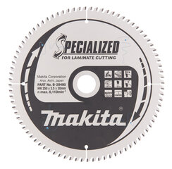 T.C.T. Zāģripa SPECIALIZED 250X2.5X30mm 5° T84 Makita B-29480 cena un informācija | Rokas instrumenti | 220.lv