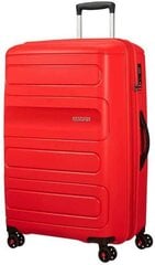 American Tourister lielais ceļojumu koferis Sunside Spinner 77 EXP, sarkanā krāsā cena un informācija | Koferi, ceļojumu somas | 220.lv
