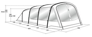 Палатка Outwell Parkdale 6PA, с надувным каркасом цена и информация | Палатки | 220.lv