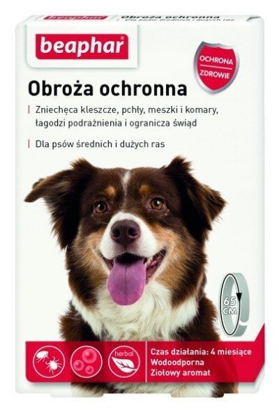 Beaphar pretblusu kaklasiksna suņiem 11 - 44 kg. цена и информация | Vitamīni, uztura bagātinātāji, pretparazītu līdzekļi suņiem | 220.lv