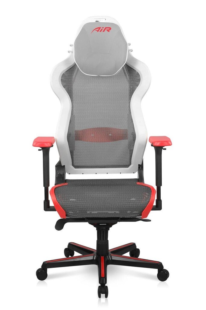 Spēļu krēsls DXRacer Air R1S-WRNG, melns/balts/sarkans цена и информация | Biroja krēsli | 220.lv