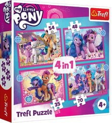 TREFL MY LITTLE PONY Комплект пазлов 4в1 Мой маленький пони цена и информация | Пазлы | 220.lv